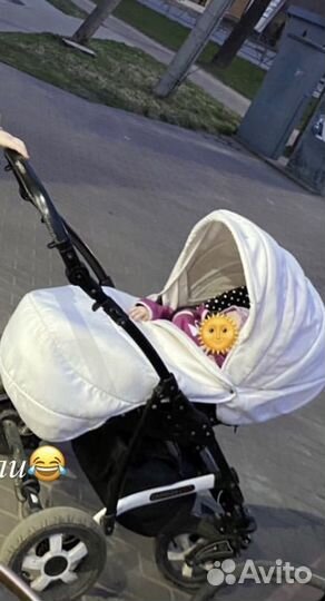 Коляска camarelo 2 в 1