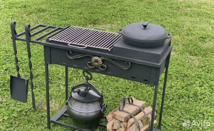 Мангал с подставкой под казан / Гарантия качества