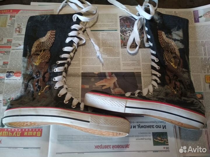 Кеды-ботфорты