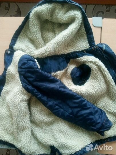 Куртка на мальчика джинсовая (98 см)