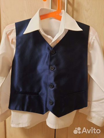 Рубашка с жилетом