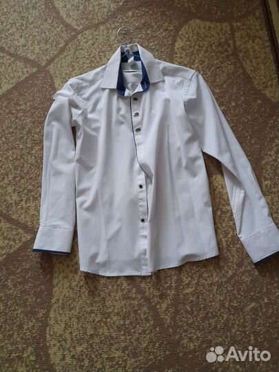 Рубашки на мальчика 134 140