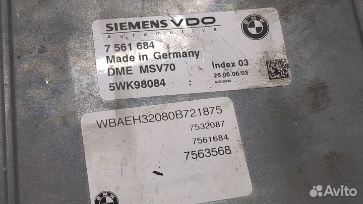 Блок управления двигателем BMW 6 E63, 2006