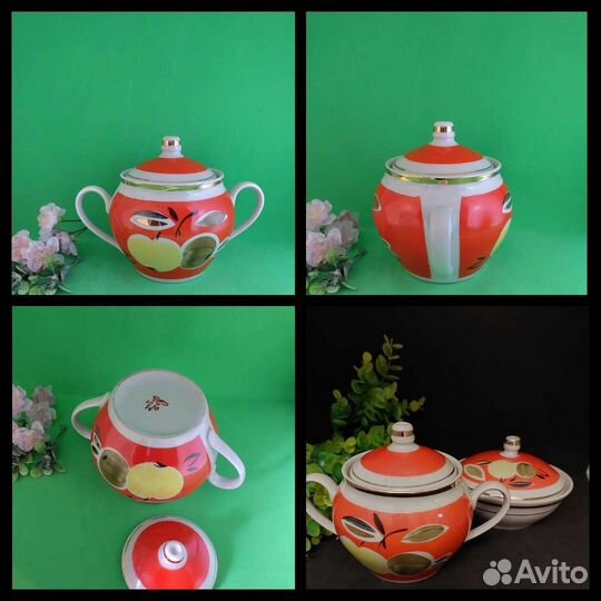 Сахарница фарфор СССР