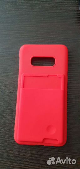 Чехол на samsung s10e с карманом для карт