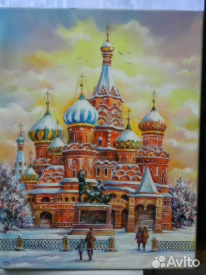 Картина Красная площадь храм Василия Блаженного