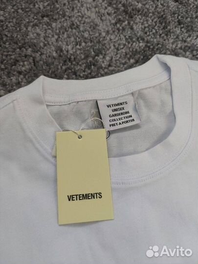 Футболка vetements авито