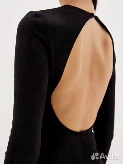 Li lab платье женское замша/бархат