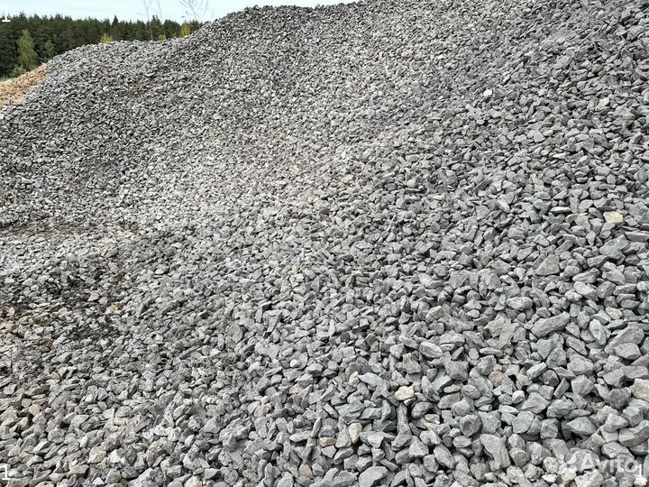 Щебень, песок