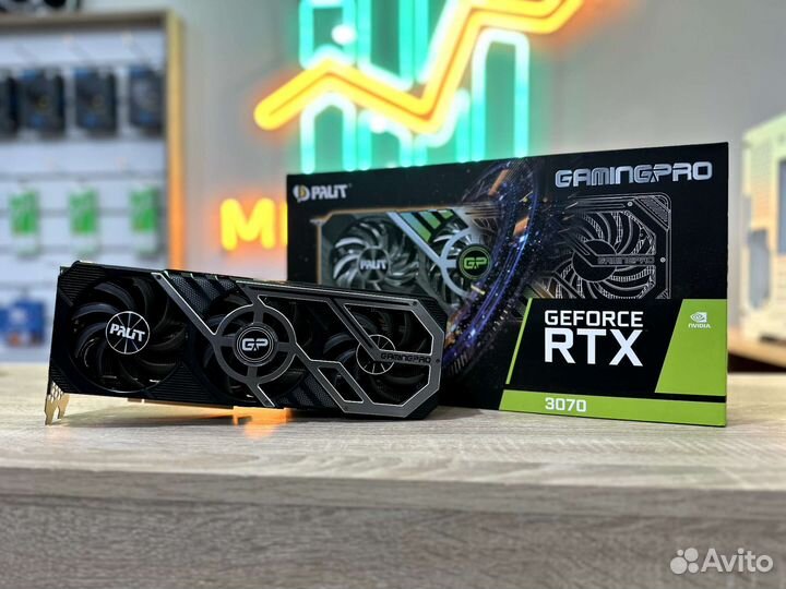 Видеокарты RTX 3070 Palit GamingPro