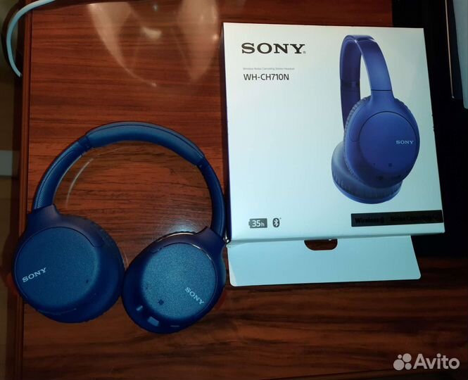 Наушники накладные Bluetooth Sony WH-CH710N Blue