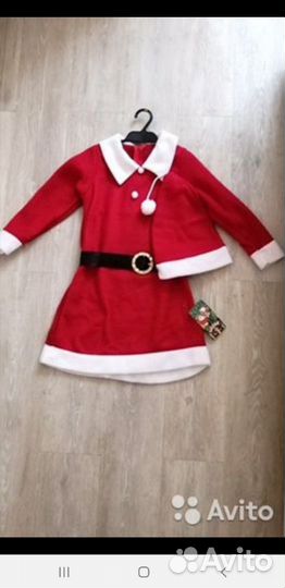 Костюм маленького Санты или дед мороза