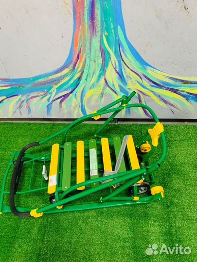 Санки детские «Nikki 3» зеленый (арт. N3/З2)