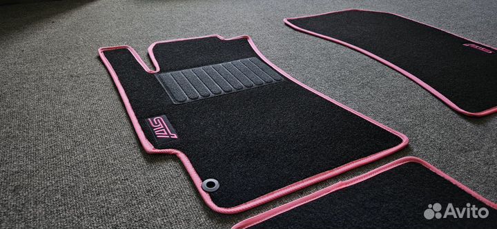 Ворсовые ковры в салон Subaru Impreza GD WRX STI