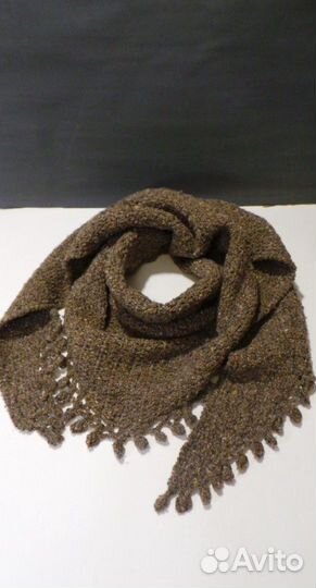 Косынка-шаль-бактус вязаная