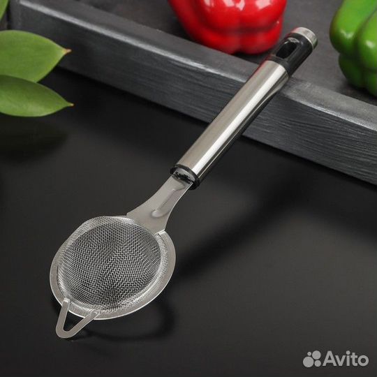 Сито с ручкой Доляна Fargo, 22,562 см, нержавеющая