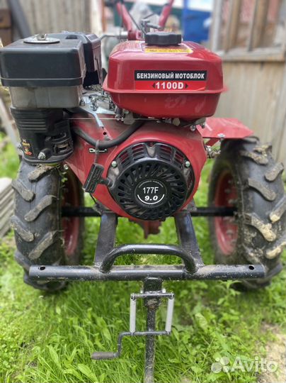 Мотоблок бензиновый с прицепом