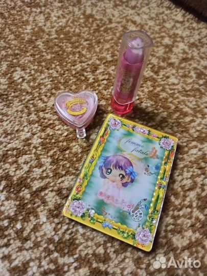 Набор для девочки (блокнот,блеск для губ,помада)