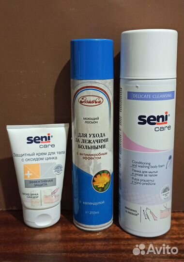 Пена, лосьон для ухода за лежачими больными