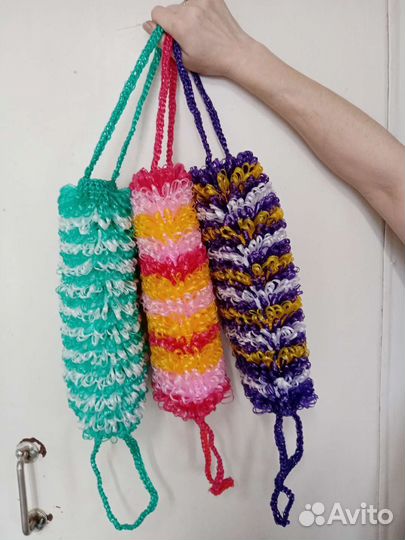 Мочалка ручной работы