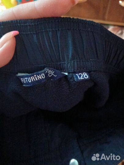 Брюки зимние для мальчика 128 размер