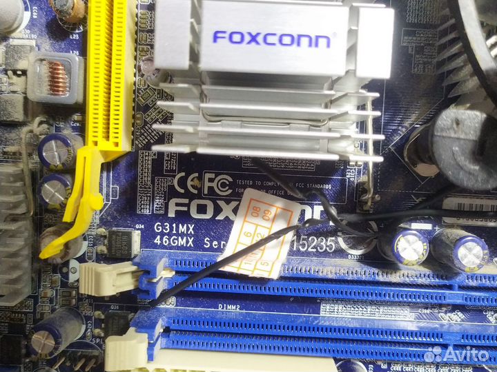 Материнская плата 775 с процессом и памяью