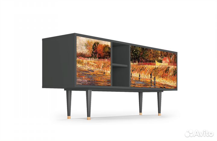 Тв-тумба T5 - Антрацит - The Banks of the Seine