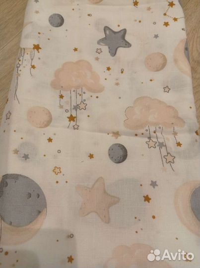 Муслиновые пеленки новые 5+1 (130х130 см)