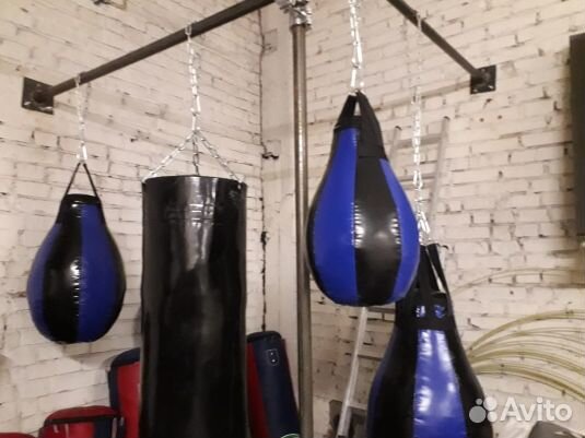 Боксерский мешок 90 кг тентовый черный