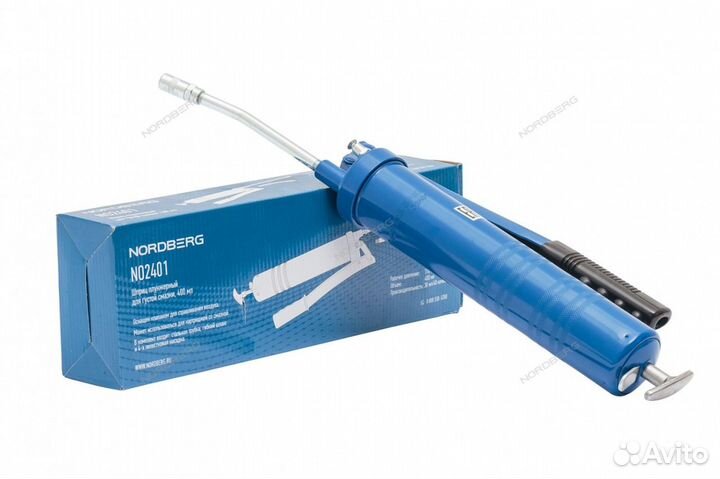 Шприц плунжерный пневматический для густой смазки