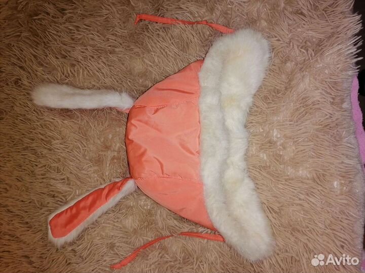 Шапка зимняя для девочки новая 50