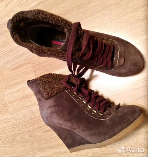 Ботильоны Svetski (натуральная замша)