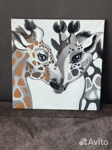 Картина акрилом на холсте