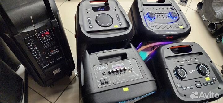 Колонки Портативные Новые Большие напольные блютуз