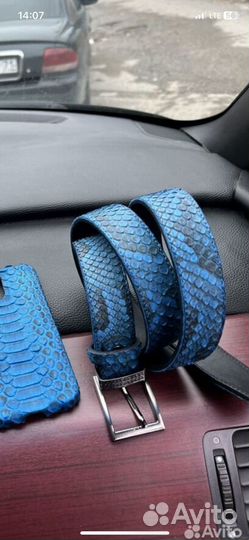 Ремень мужской питон