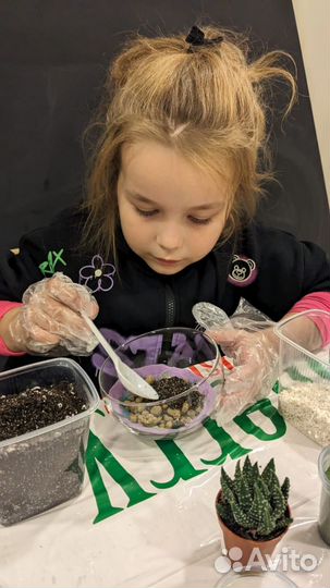 Мастер класс для детей и взрослых - Флорариум