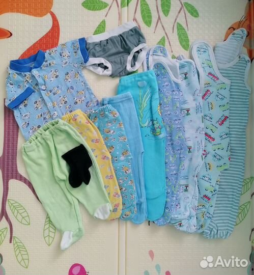 Пакет вещей ползунки