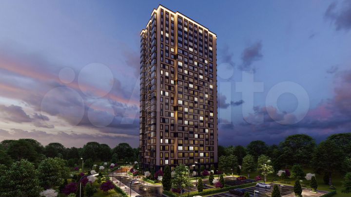 2-к. квартира, 69,8 м², 5/25 эт.