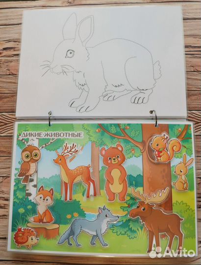 Альбом на липучках. Игры на липучках