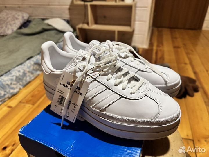 Adidas gazelle bold w white Оригинал 40р