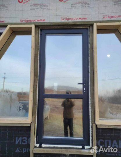 Пластиковые окна и двери, для Афрейм дома