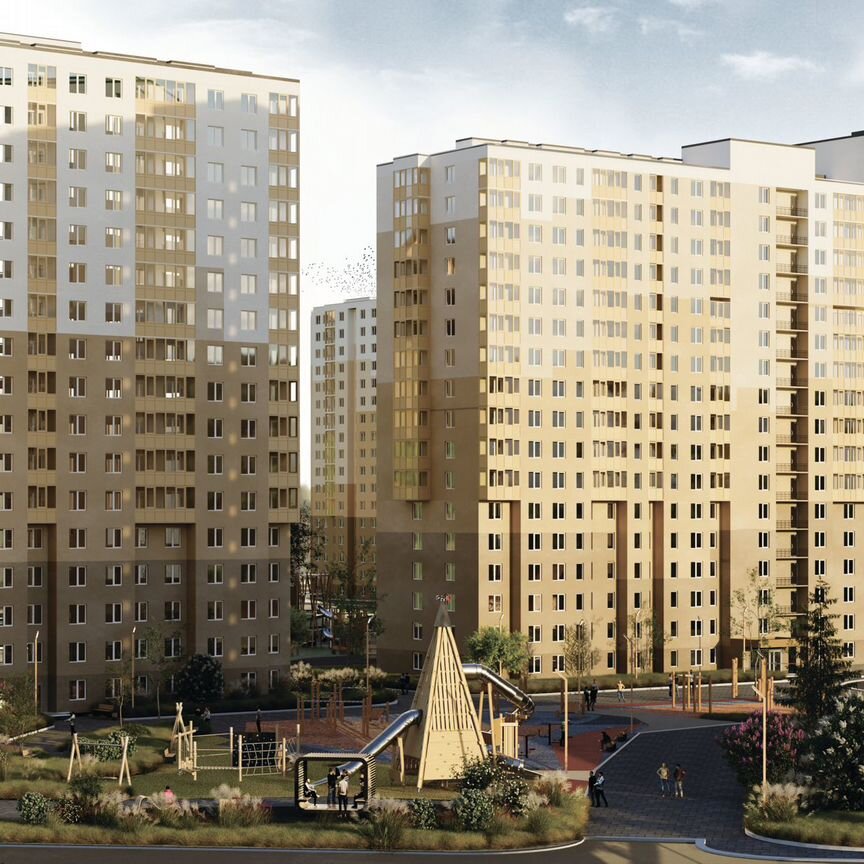 2-к. квартира, 57,1 м², 13/17 эт.