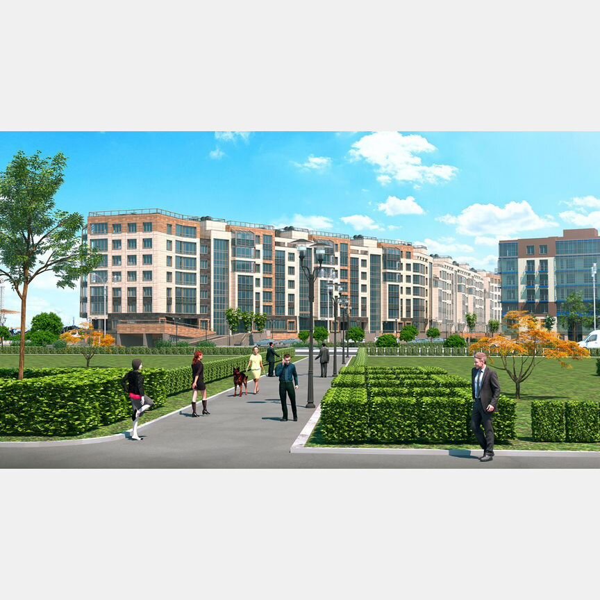 1-к. квартира, 40,3 м², 2/7 эт.