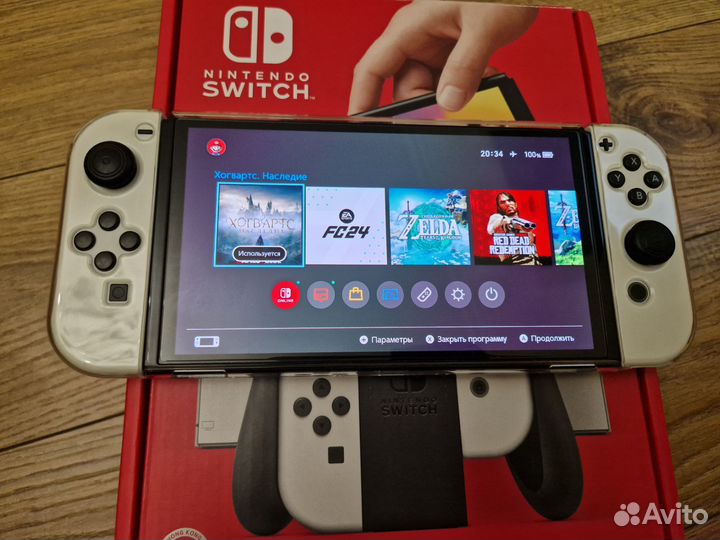 Nintendo switch oled прошитая чип