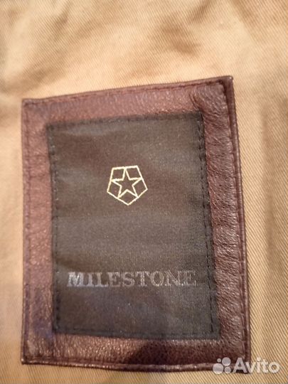 Куртка Пилот Milestone 56 р, нат кожа, новая