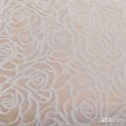 Плед-покрывало бежевый