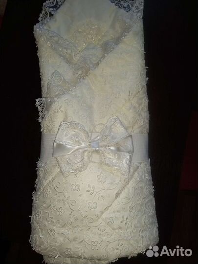 Конверт одеяло на выписку зима