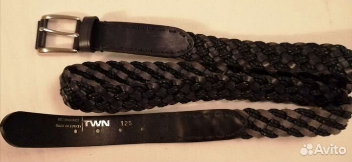 Ремнь кожаный мужской /125см новый
