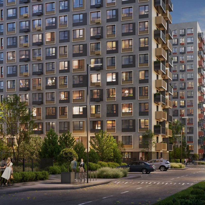 3-к. квартира, 76,8 м², 12/15 эт.