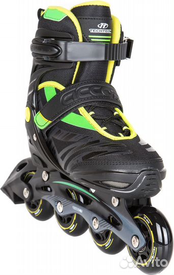 Ролики tech team Accord зеленый Kra750